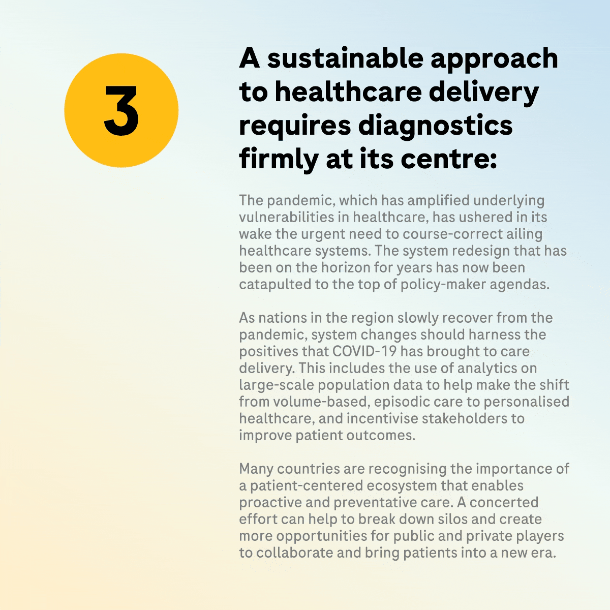 Can health systems in Asia Pacific shift gears to deliver proactive and preventative care? - Roche Diagram Vol 11 POV diagnostics 3 - Our Point of View