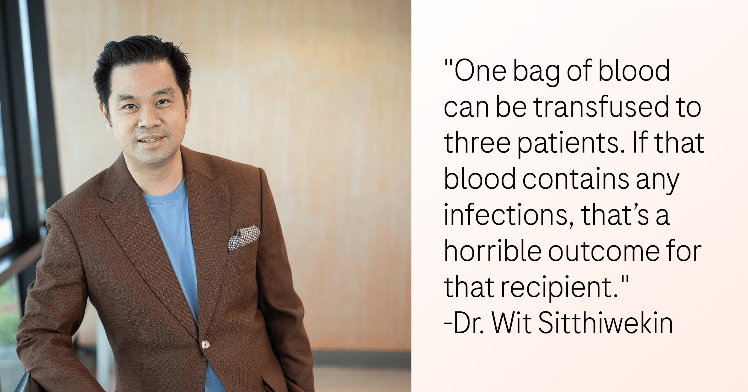 Donating blood - an act of solidarity - WBDD 2022 Donating Blood Dr. Wit Sitthiwekin - In Focus
