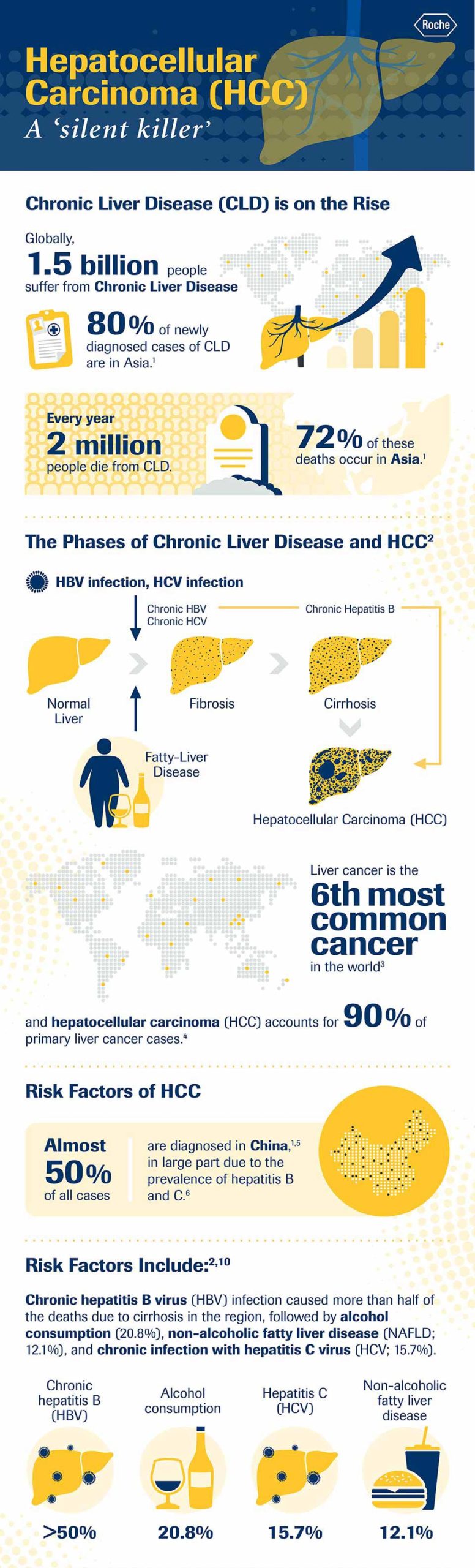 hepatocellular carcinoma infographics