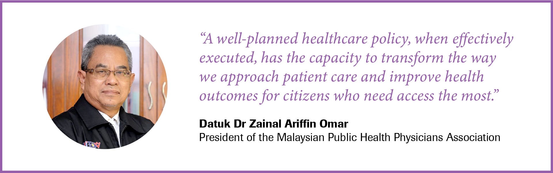 Healthcare Policies in Malaysia