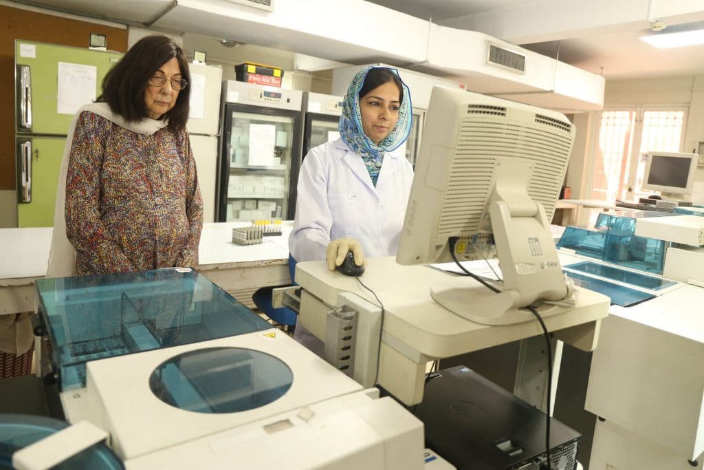 Roche Diagram healthcare magazine publications interviews  Dr Zeenat Hussain on how she spearheaded the Pakistan’s first private laboratory.